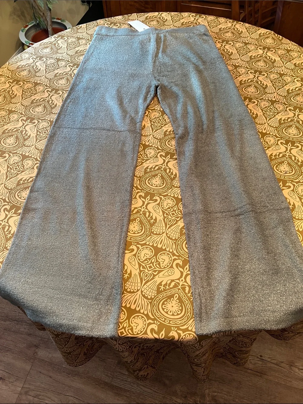 Barefoot Dreams Cozy Chic Lite Spruce Wide-Leg Lounge Pants